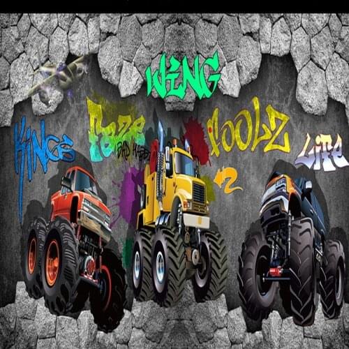 Drop Shipping Custom Photo Wallpaper 3D Stereo Wallpaper Retro Nostalgic Bar Internet Cafe Speed Passion Wallpaper KTV Mural