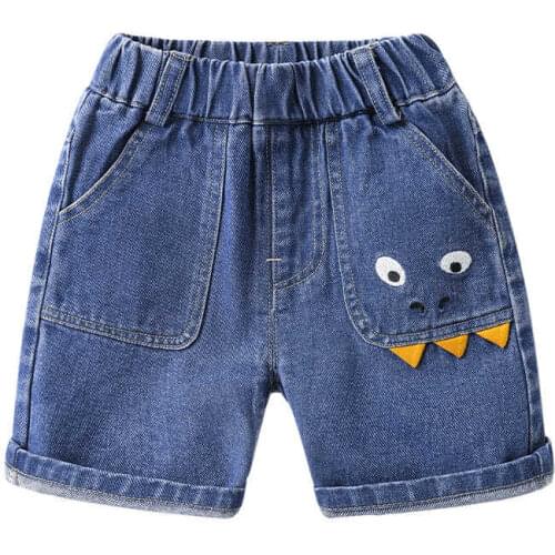 2021 new spring autumn summer Girls Kids Boys jeans Cartoon shorts comfortable cute baby Clothes Children Clothing