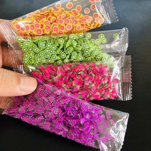 1pack Fruit Nail Art Resin Orange Strawberry Grape UV Resin Epoxy Mold Filler For Diy Jewelry Making Tools