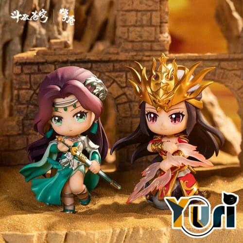Yuri Limit Fights Break Sphere Yun Yun Mei Du Sha Doll Figure PVC Figurine Stand Toy Model Display Cosplay Cute Fan Child Gift C