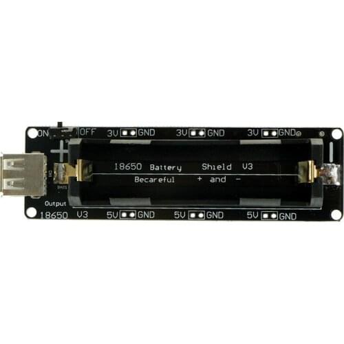 1pcs V3 ESP-32 LED Micro USB Wemos ESP32 18650 Battery Shield for Arduino Raspberry