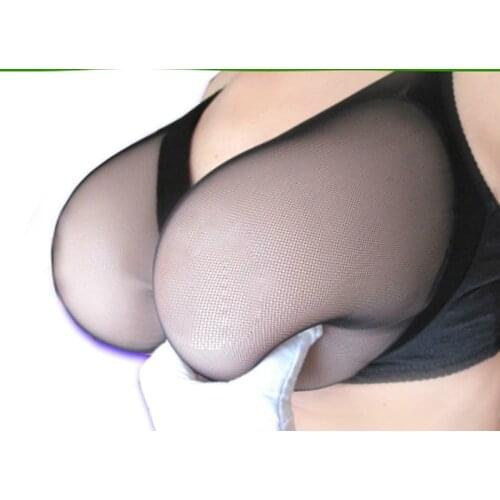 G Cup Silicone Breast Forms Artificial Silicone Fake Breast for Men Include Bra Breast Boobs Transvestism Crossdress As Woman