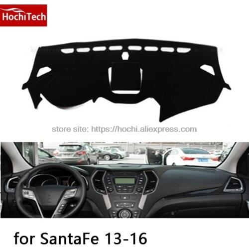 HochiTech for Hyundai Santa Fe SantaFe 08-16 dashboard mat Protective pad Shade Cushion Photophobism Pad car styling accessories