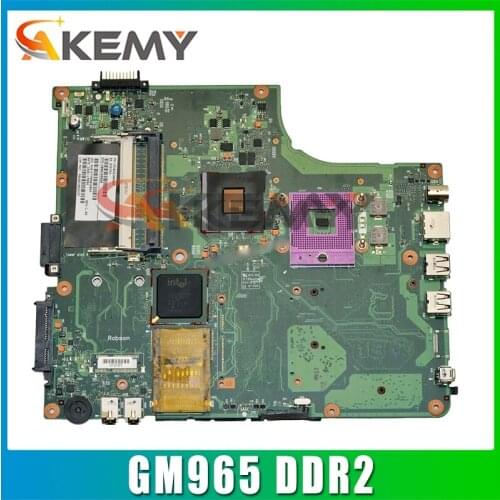 PN 1310A2109427 SPS V000108660 For toshiba satellite A200 A205 Laptop motherboard GM965 DDR2