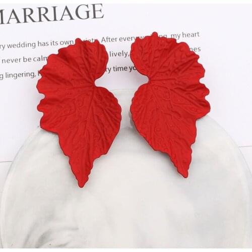 Fashion Trendy Earrings Flower Drop Earrings Temperament Exaggerated Jewelry Personality Simple Woman Dangle Earring