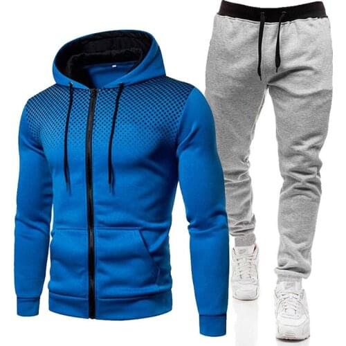 Fashion Pattern Men Tracksuit Dots Mens Sets Hoodies+Pants Harajuku Sport Suit Casual Sweatshirts Tracksuit Brand Sportswear