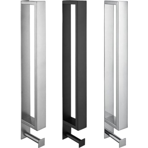 Stainless Steel Towel Bar Holder Rod Wall Mounted Adhesive Bathroom Toilet Towel Rail Rack for Home Hotel Organizer Free Drill