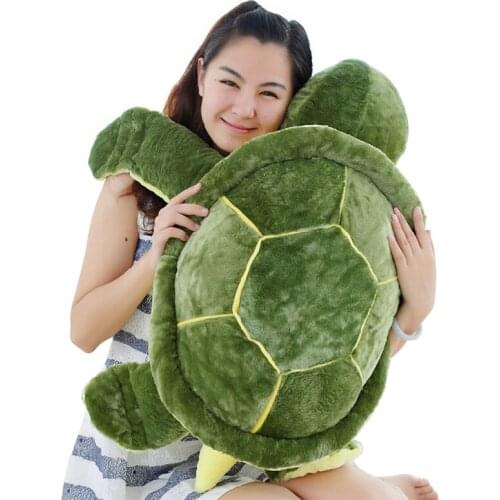 2021 New Hot 35/45/55cm Plush Tortoise Toy Cute Turtle Plush Pillow Staffed Cushion for Girls Vanlentine Day Best Gift