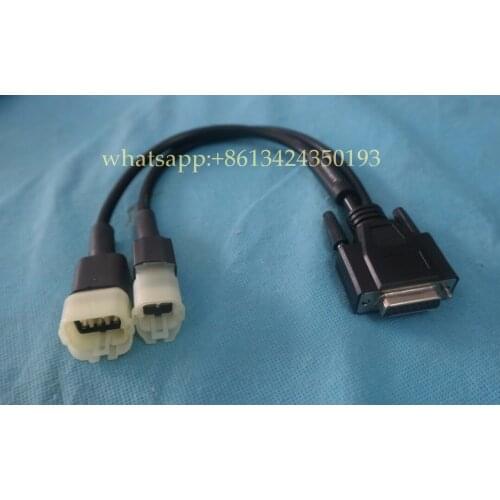 New 4pin + 6pin diagnostic cable for kawasaki working at MST100P MST500 MST3000 motorcycle scanner