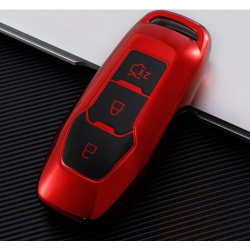 New Style TPU Key Cover Case For Ford Fusion Mondeo Mustang F-150 Explorer Edge 2015 2016 2017 2018 Car Styling Key Protection