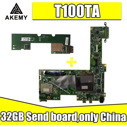 Send board+T100TA Motherboard 32GB For Asus T100TA T100T laptop Motherboard T100TA Mainboard T100TA Motherboard test ok