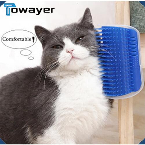 Cats Brush Angle pet Cat Massager cat accessories Self-raising Beautician Massage Comb Cat Toy Cat Supplies Teasing Comb Cat