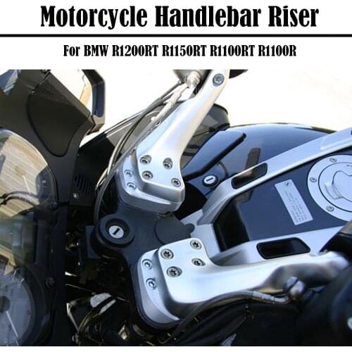 Silver For BMW R1200RT R1150RT R1100RT R1100R R1150R R 1100 1150 1200 RT R Motorcycle Handlebar Riser