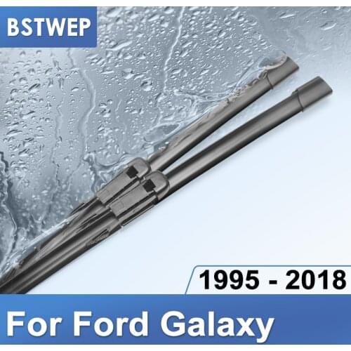 BSTWEP Wiper Blades for Ford Galaxy Fit Heavy Duty Hook / Side Pin / push button / pinch tab Model Year from 1995 to 2018