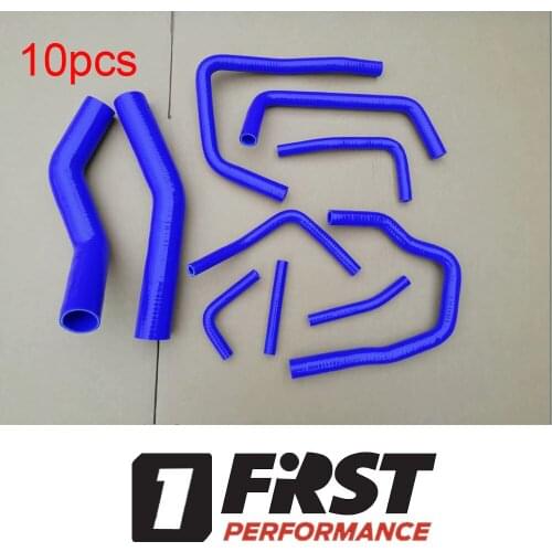 Silicone Radiator Coolant Heater Hose For TOYOTA LAND CRUISER HDJ80 1HD-T/FT 4.2L 1990-1997