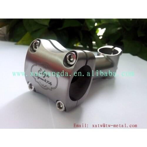 Titanium bicycle stem 31.8 customize new design titanium stem weldless