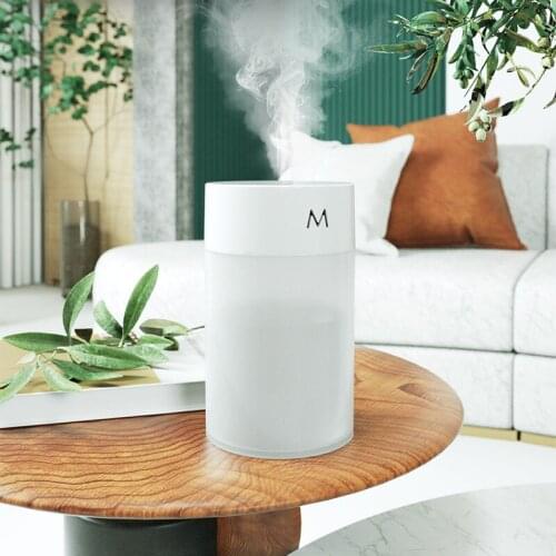260ML Mini Ultrasonic Air Humidifier Aroma Essential Oil Diffuser Home Car USB Fogger Cool Mist Maker with LED Night Lamp