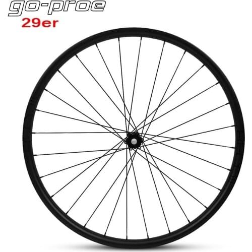 Go-proe Super Light 29er MTB Carbon Wheels 28*24mm Tubeless Ready XC Rim For Cross Country Wheelset Novatec D791/D792 J-BEND