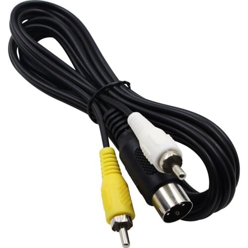 1.5M RCA TV AV Audio Video Cord-Cable For Sega Genesis 2 Sega Master System