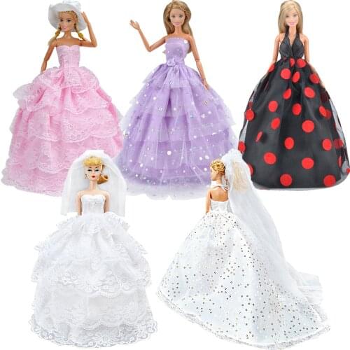 1/6 Doll Accessories Barbie Clothes Fashion Suit Outfit Wear Dress Party For 30cm Barbie Doll Clothes