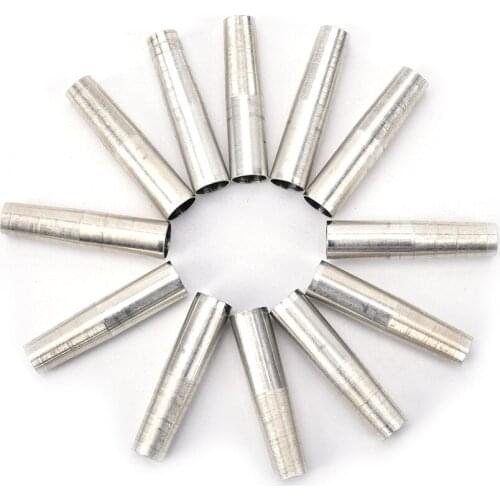 New 12Pcs Aluminum Archery Adaptor for ID 8mm Arrow Shaft Sleeve Adapter Hunting Accessories