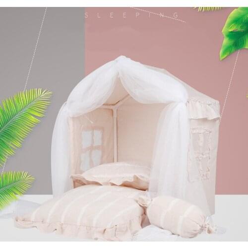 2020 Creative Pet Tent House Cat Bed Portable Tents With Cushions Dog Puppy Excursion Outdoor Indoor Elgant Pet Product Almofada