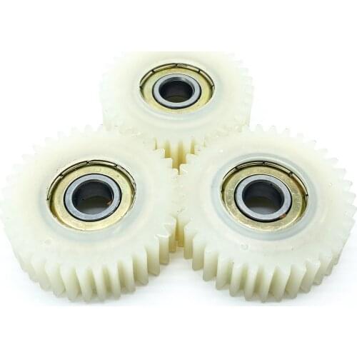 3pcs 36 Teeth 38mm Nylon electronic motor gear 608Z ball bearing gears for Befang and Other electrical bike bicycle tricycle
