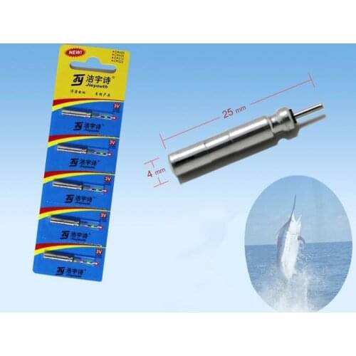 5pcs CR425 Fishing Float Battery Battery Night Fishing Battery Lithium Pin Cells Night Fishing Accessory Tackles