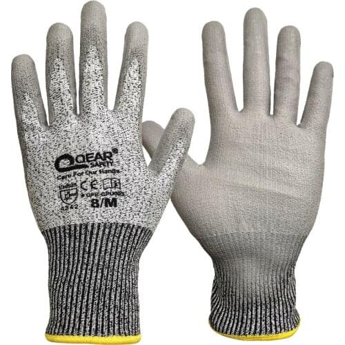 Anti-cut protection PU household gloves light and breathable