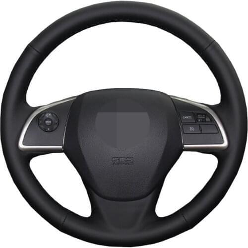 Car Steering Wheel Cover Artificial Leather For Mitsubishi Outlander Mirage ASX 2012-2019 Eclipse Cross 2017-2019 L200 2015-2017