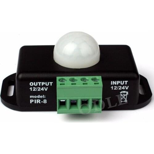 Low Voltage DC12-24V LED Body Sensor IR Infrared Sensors Switch Motion Detector Sensor Controller with Light