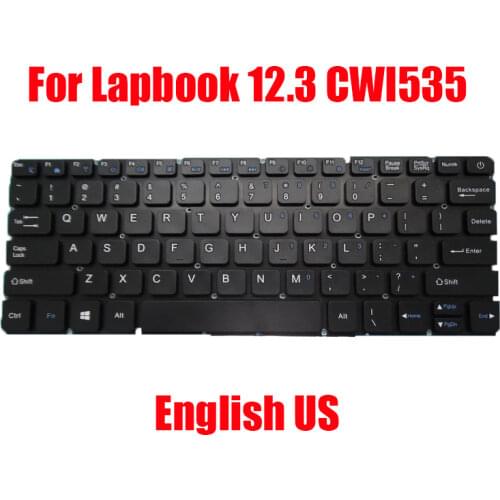 Laptop US Keyboard For Chuwi For Lapbook 12.3 CWI535 PRIDE-K2627 MB2654003 English black without frame New