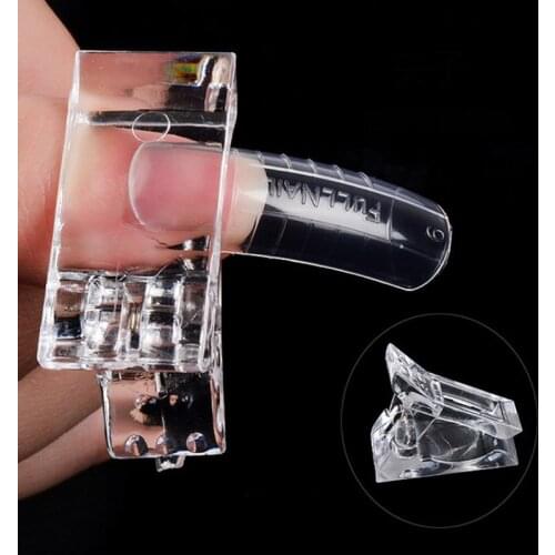 Dmoley 5Pcs/lot Nail Tips Clip For Finger Extension Quick Building Mold False Nail Clip Nail Art Builder Manicure Tools