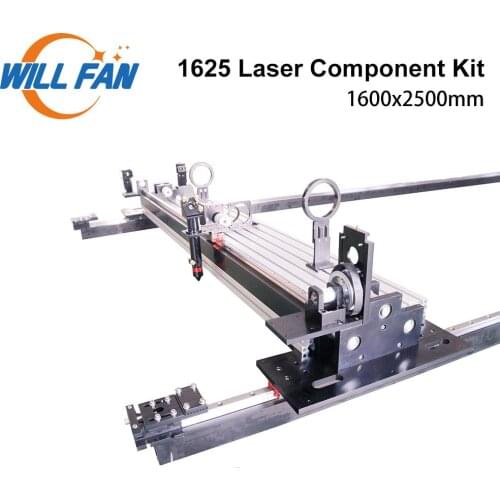 Will Feng 1600x2500mm DIY Metal Laser Component kit With Hg20 Linear Guide Rail Assemble CNC 1625 Co2 Laser Cut Bed Machine