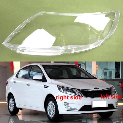 Headlight Cover Headlamp Shell Glass Lens Lampshade Transparent Shade Mask For Kia K2 2011 2012 2013 2014