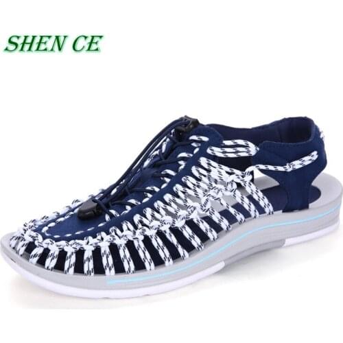 2020 New Sandals Mens Summer Mens Shoes Soft Bottom Hole Shoes Beach Shoes Casual Breathable Fashion Sandals Sandalias Hombre