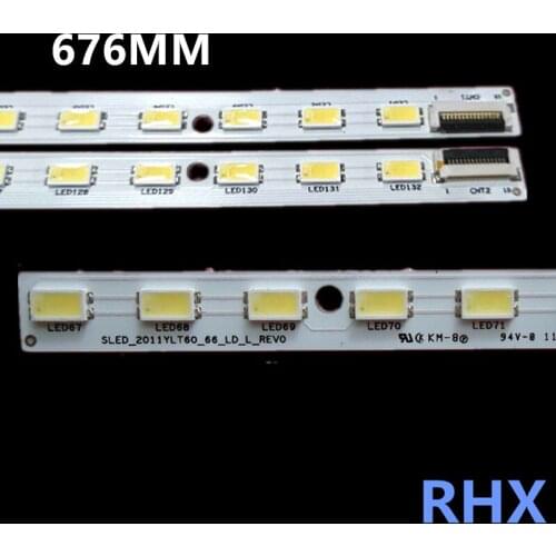 FOR SONY 2011YLT60-66-LD-L-REV0 Article lamp 61.P4602G001 61.P4603G001 1piece=66LED 676MM
