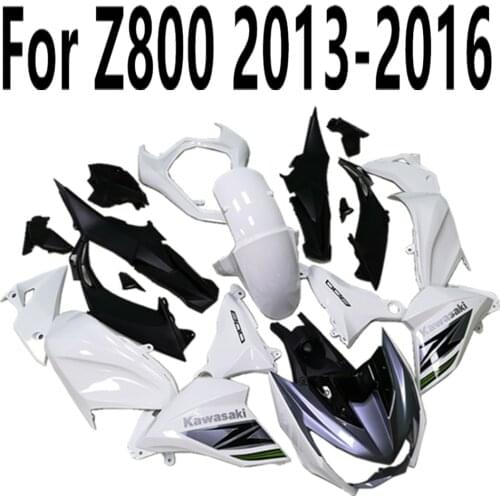 For Kawasaki Z800 2013-2014-2015-2016 13 14 15 16 Full Fairing Kits Injection Molding Motorcycle White Cowling Bodywork Kit