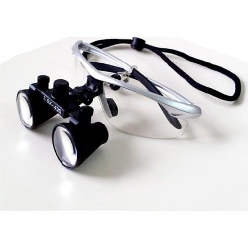 Portable Silver Doctor Surgical Medical dental Loupe Optical Glass magnification 2.5x /3.5x