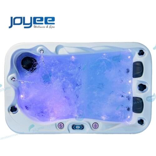 JOYEE 2021 Factory Direct-Selling Rectangle Whirlpool Hot Tub SPA 3 Persons Small Balcony Outdoor Whirlpool SPA Soaking
