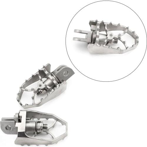 Topteng Adjustable For Yamaha TRACER 900 GT FJ-09 2015-2020 Stainless Steel Front Footrests Foot Peg