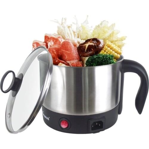 1.2L Stainless Steel Electric Cooking Pot With Separable Base