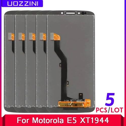 5 pcs/lots Super AMOLED For Motorola Moto E5 XT1944 LCD Display with Touch Screen Digitizer Assembly with Frame for Moto E5 LCD