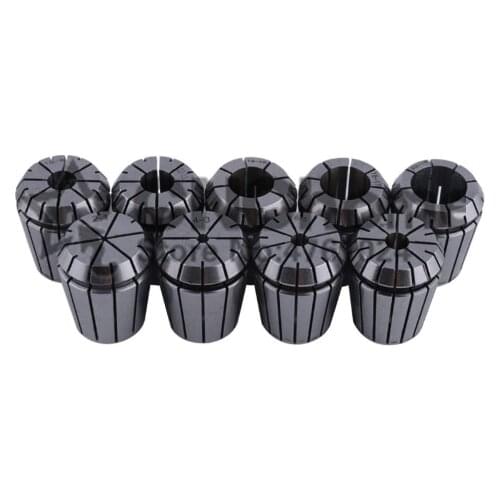 9pcs ER32 Spring Collet chuck Set for CNC Workholding Engraving Machine and Milling Lathe Tool 2/4/6/8/10/12/16/18/20mm Collets