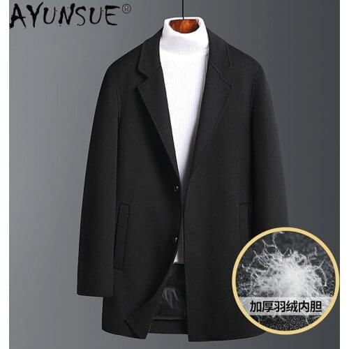 AYUNSUE Men Jacket 2020 Mens Clothing Thick Man Parkas 90% White Duck Down Jackets Mens Korean Style Autumn Coat Jaqueta LXR752