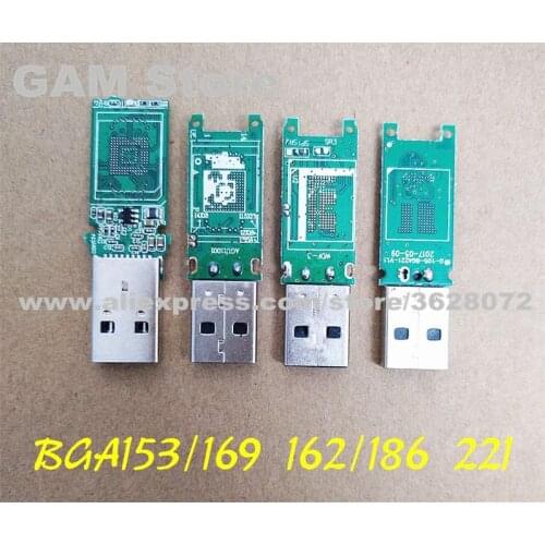 DIY U disk PCB USB3.0/2.0 eMMC BGA153 169 162 186 eMCP eMMC NS1081 Programmer Main Controller Chips Without Memory Flash Chip