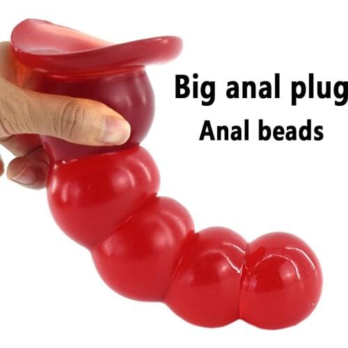 FAAK Big Anus Beads Sex Toys For Women Massager Anal Dildo Insert Vagina Butt Plug Anal Toys For Men Gay Masturbator Sex Shop