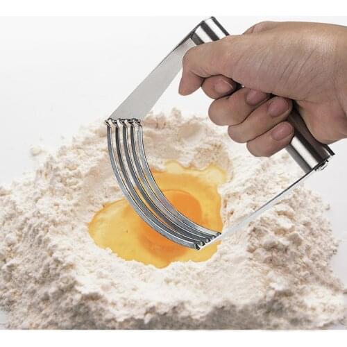 Stainless Steel Kitchen Craft Pastry Dough Cutter Blender Mixer Whisk Baking Handheld Whisk Kitchen Tool