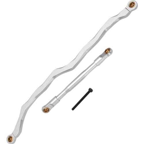 Sliver RC Crawler Car Metal Steering Rod for Axial RBX10 1/10 RC Crawler Upgrade Parts RC Model Car Parts