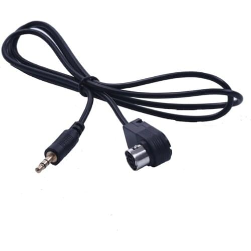 3.5mm Stereo Mini Jack For ALPINE/JVC Ai-NET 4FT 120cm Aux Car Audio Cable Adapter for iPod for iPhone6 MA017-SZ